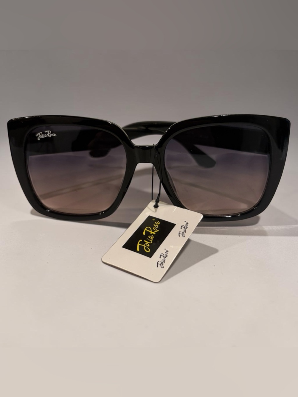 Jolie Rose Black Gradient Lens Women's Sunglasses NWT
